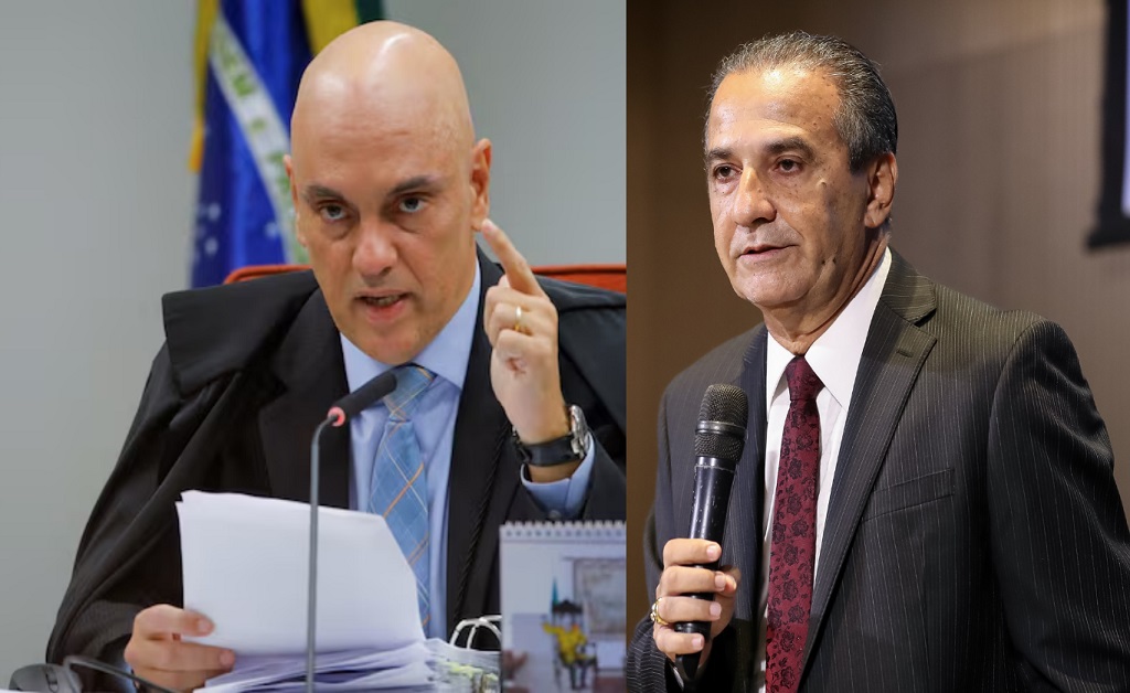 Pastor Silas Malafaia gravando vídeo sobre suspensão de vistos de Alexandre de Moraes e aliados do STF