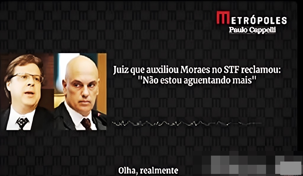 Juiz auxiliar de Alexandre de Moraes em audiência, antes de polêmica envolvendo áudio vazado.