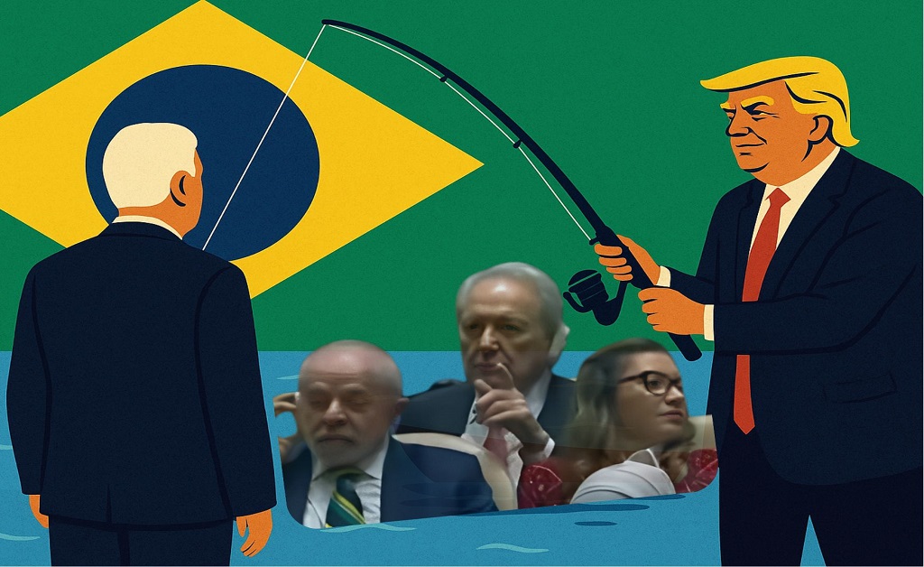 "A farsa do ‘elogio’: Trump ironiza Lula enquanto mídia tenta enganar a opinião pública."
