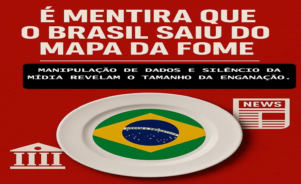 "Análise revela que o governo e a mídia manipulam dados sobre o mapa da fome no Brasil, criando uma falsa percepção de avanço social e escondendo a crise alimentar real enfrentada por milhões de brasileiros."