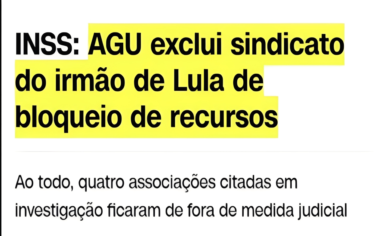 Crise no INSS envolvendo omissão da AGU no governo Lula