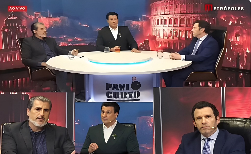 Jovens em sala de aula enquanto discussão política sobre o programa Pé-de-Meia expõe possíveis manipulações governamentais.