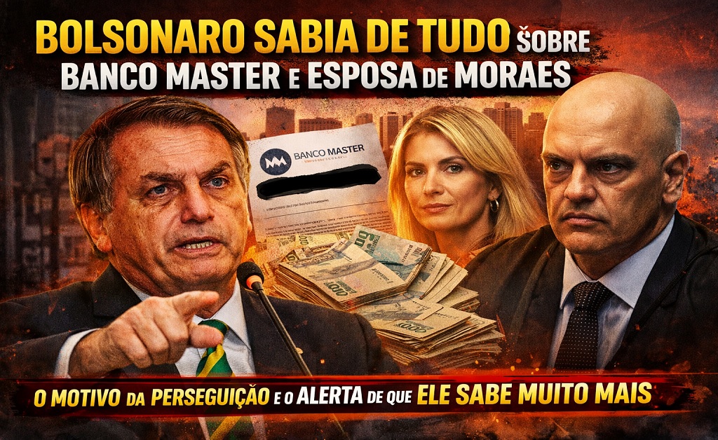 Análise crítica sobre denúncias envolvendo o Banco Master, o Judiciário e declarações de Jair Bolsonaro resgatadas em vídeo.